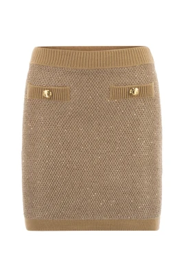 Honey Knit Short Skirt