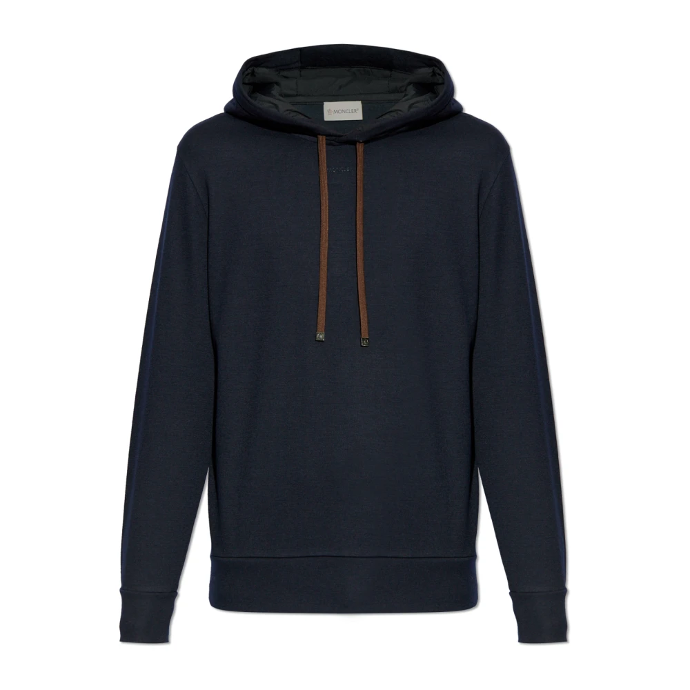 Moncler Hoodie Blue Heren