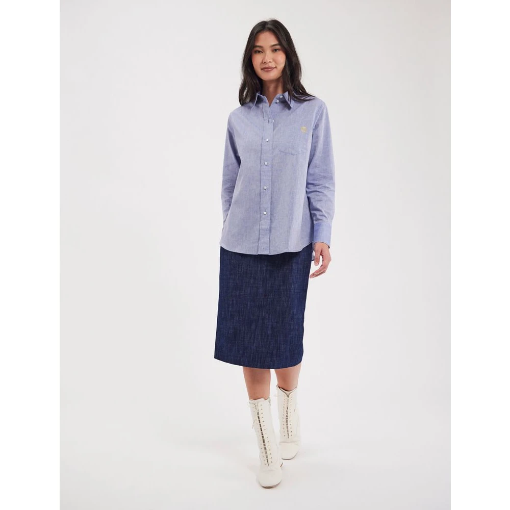 Ines De La Fressange Paris Blouses & Shirts Blue Dames