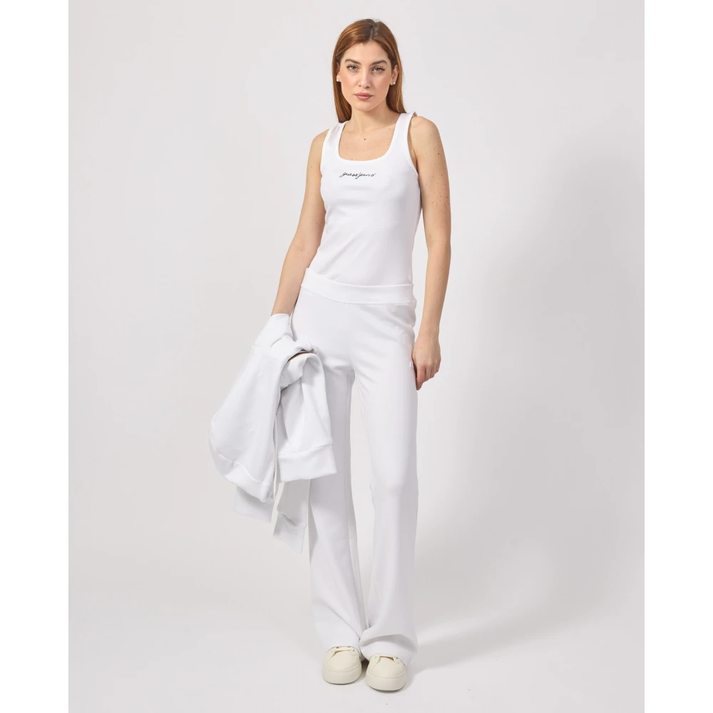 K-way Witte Broek Jenny Regular Fit White Dames