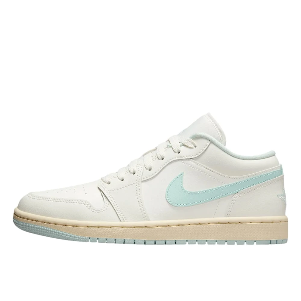 Jordan White Trainers, Female, 8 Uk, Air 1 Low