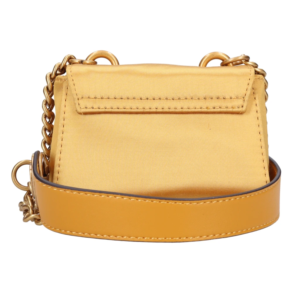 Guess Mini Schoudertas van Fabric Yellow Dames