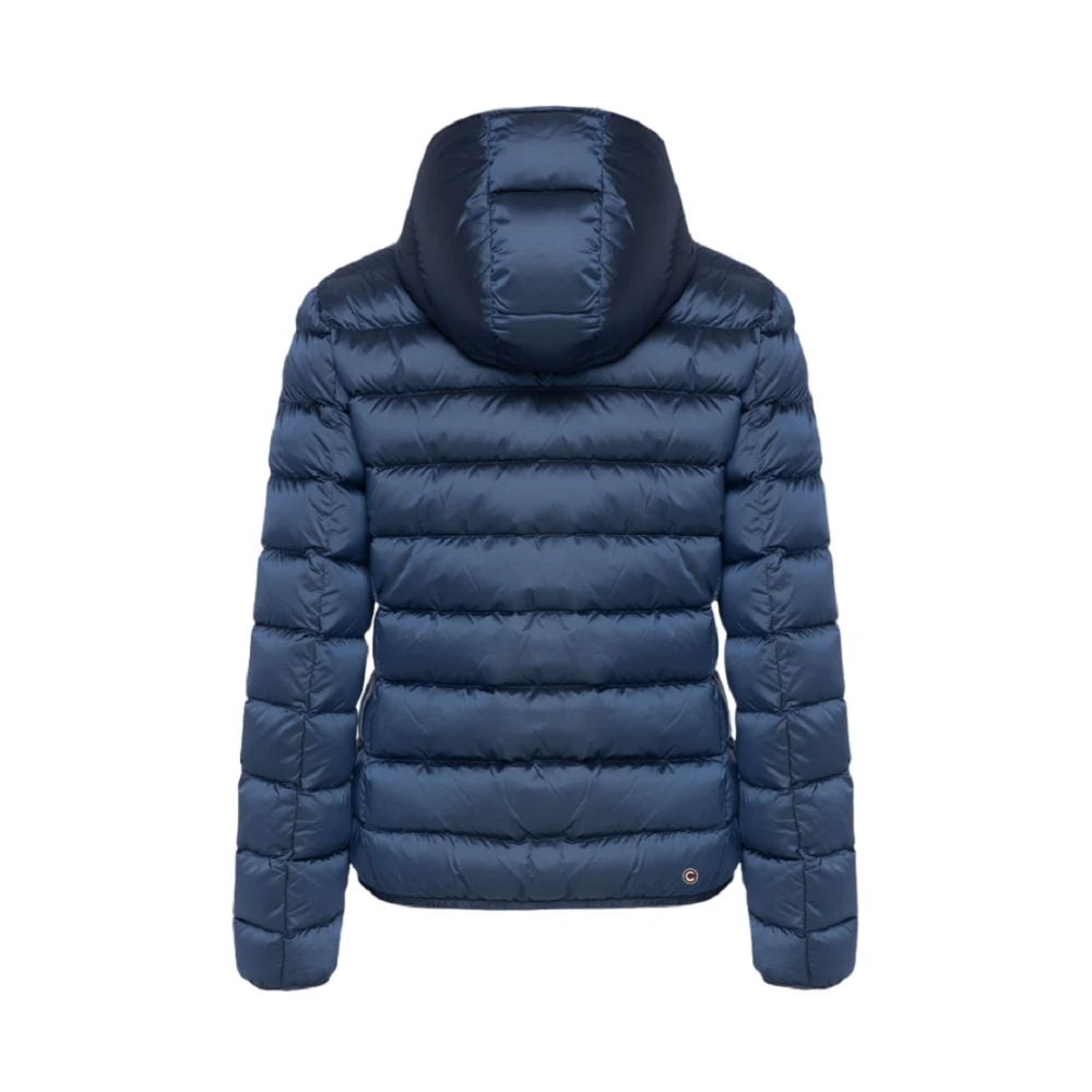 Colmar Blauwe gewatteerde jas met capuchon Blue Dames