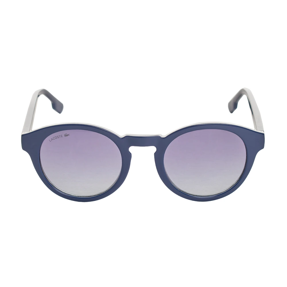 Lacoste Women's Blue Sunglasses, One Size, Round Acetate Sunglasses For