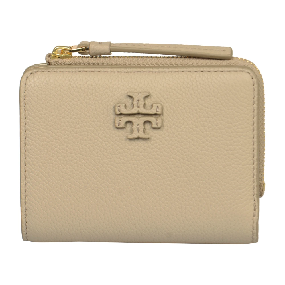 TORY BURCH Bi-Fold Portemonnees voor Vrouwen Beige Dames