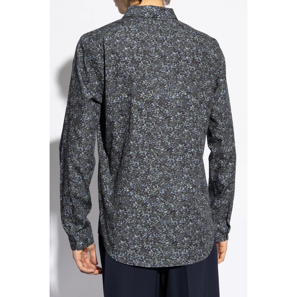 PS By Paul Smith Gestreept overhemd Blue Heren