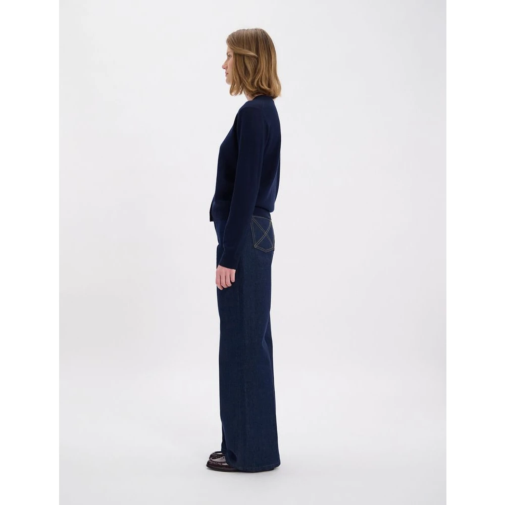 Ines De La Fressange Paris Cesarion Cardigan Blue Dames