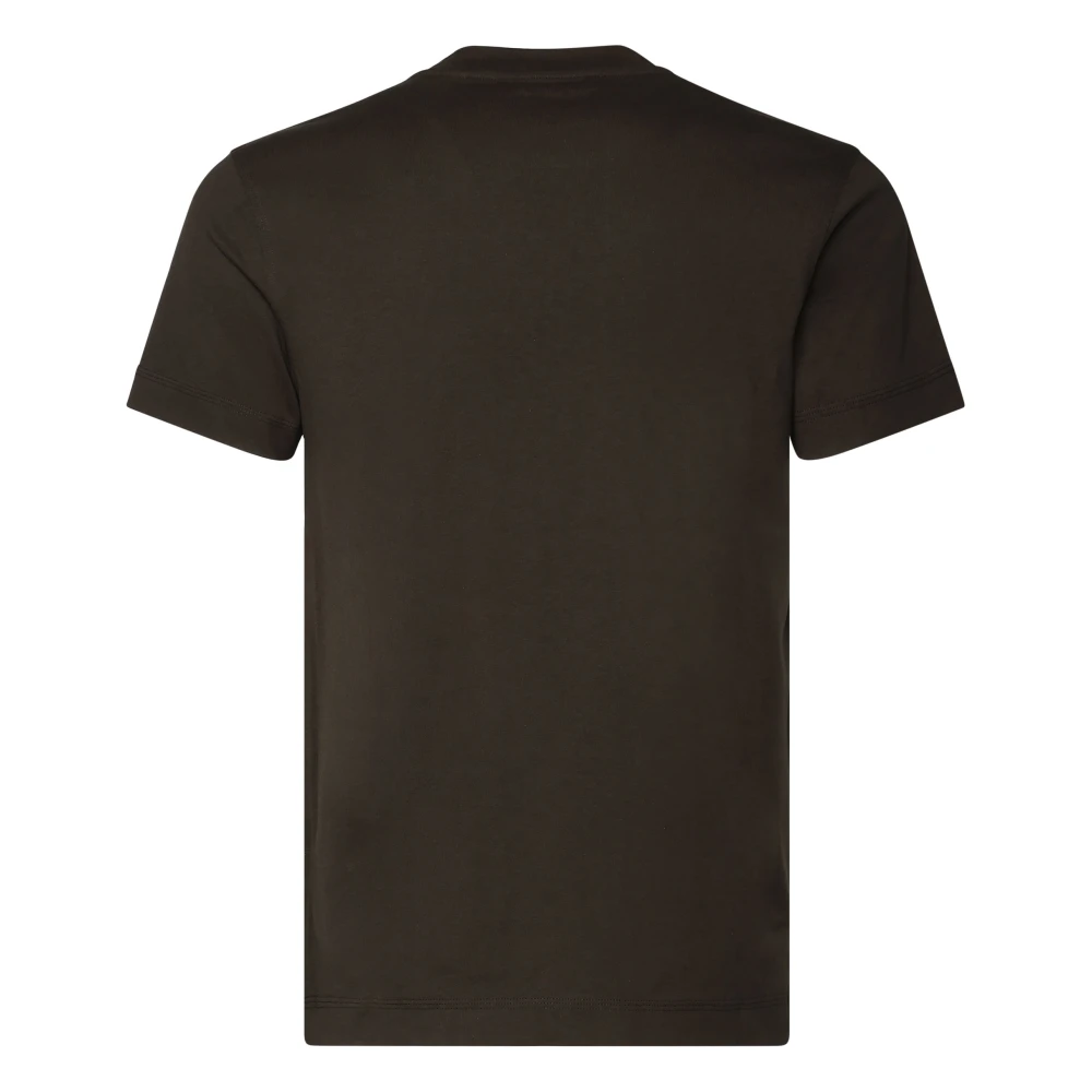 Burberry Katoenen T-shirt met Knight Logo Gray Heren