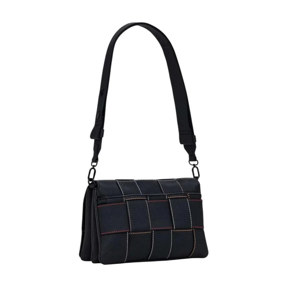 Desigual Polyurethaan Handtas voor Vrouwen Black Dames