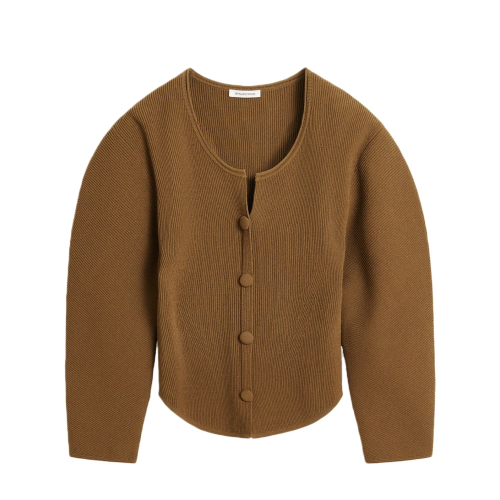 By Malene Birger Sierlijke Vest in Shitake By Herenne Birger Brown Dames