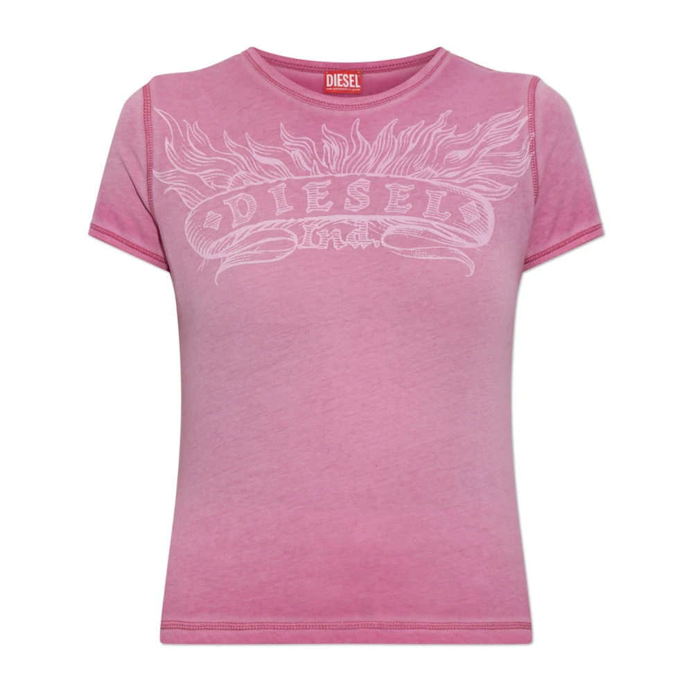 Diesel Donna Rosa Top, 2XS, New,