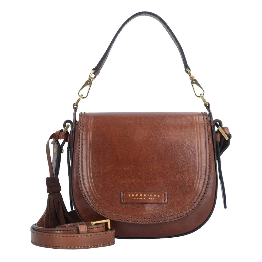 The Bridge Bruine Crossbody Tas Brown Dames
