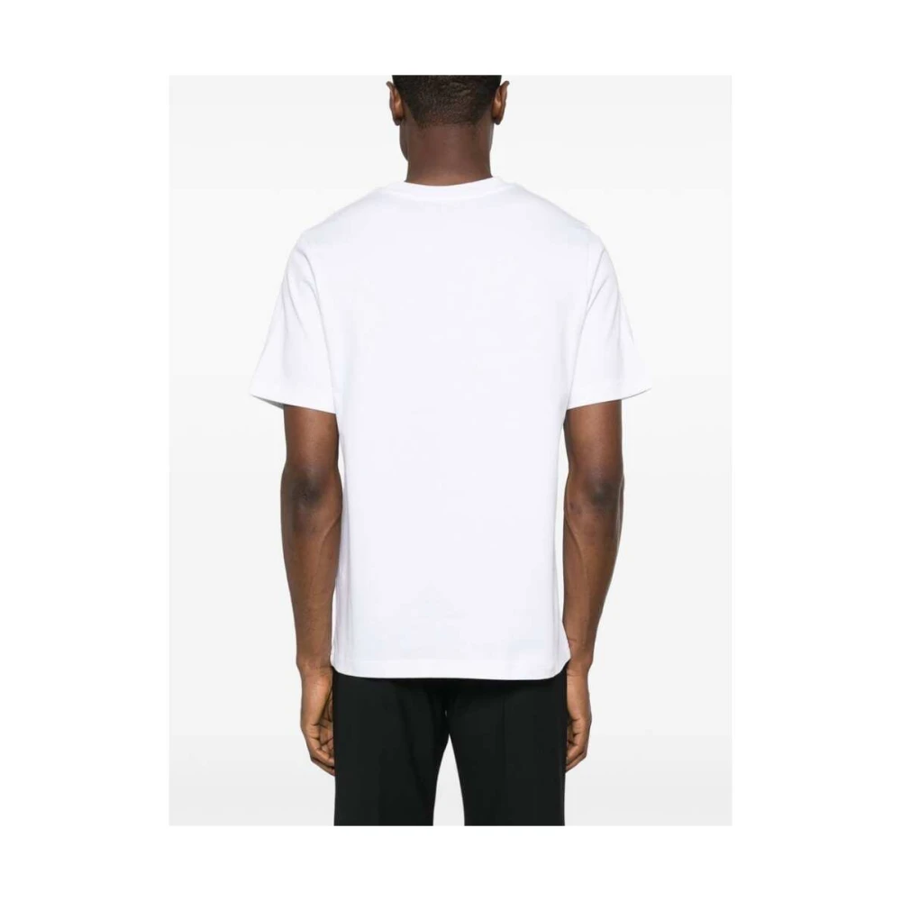 Casablanca Biologisch katoenen T-shirt met logo print White Heren