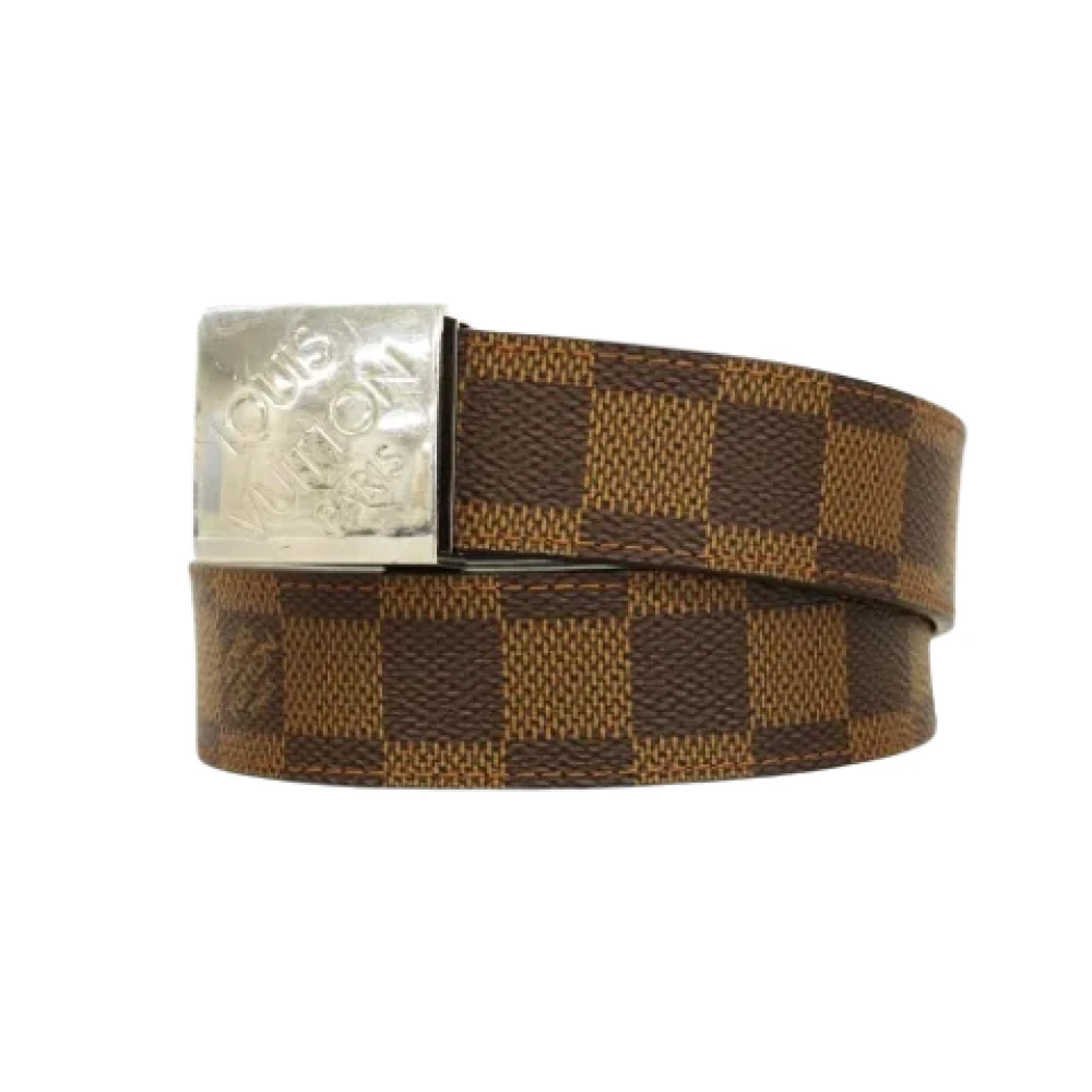 Louis Vuitton Vintage Pre-owned Leather belts Brown Heren