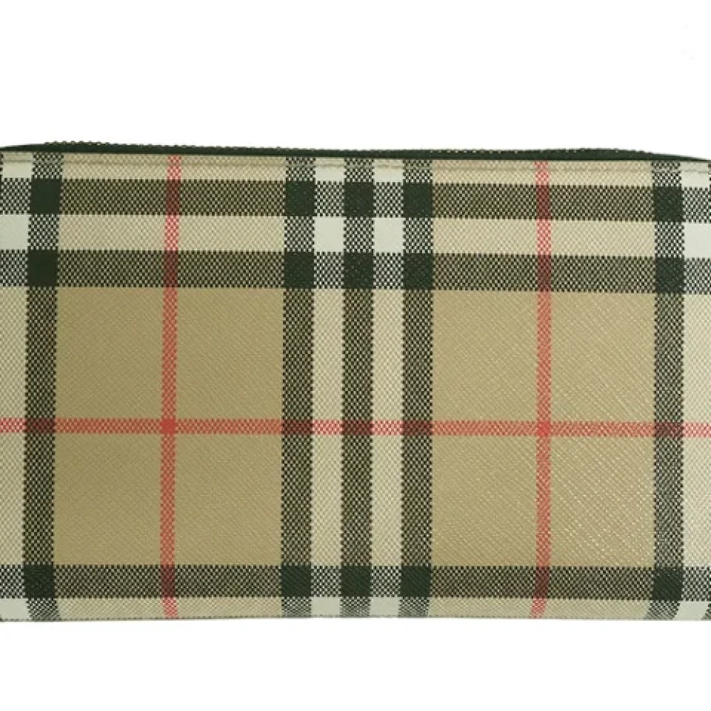 Burberry Vintage Pre-owned Leather wallets Brown Dames