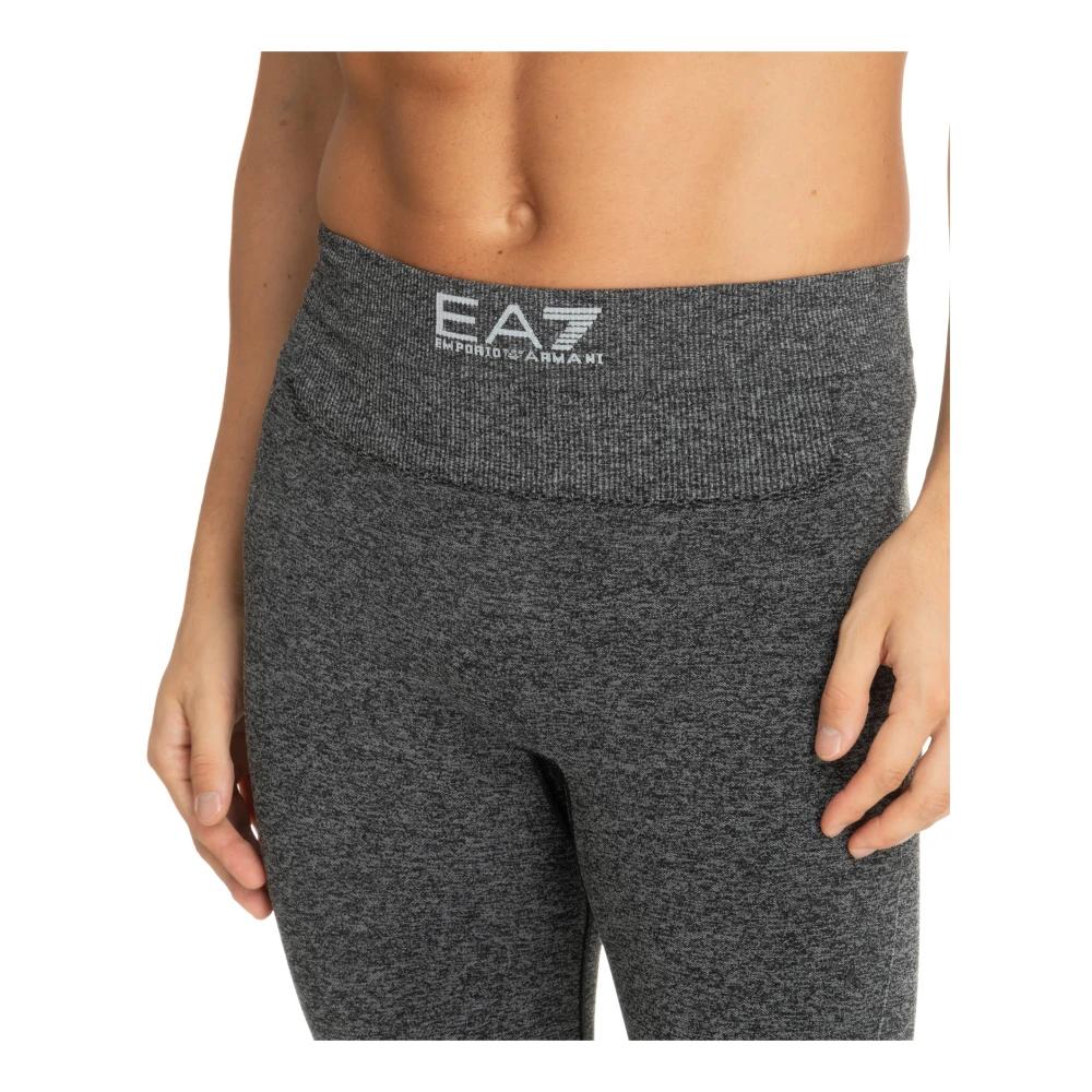 Emporio Armani EA7 Effen Logo Geborduurd Trainingspak Set Gray Heren
