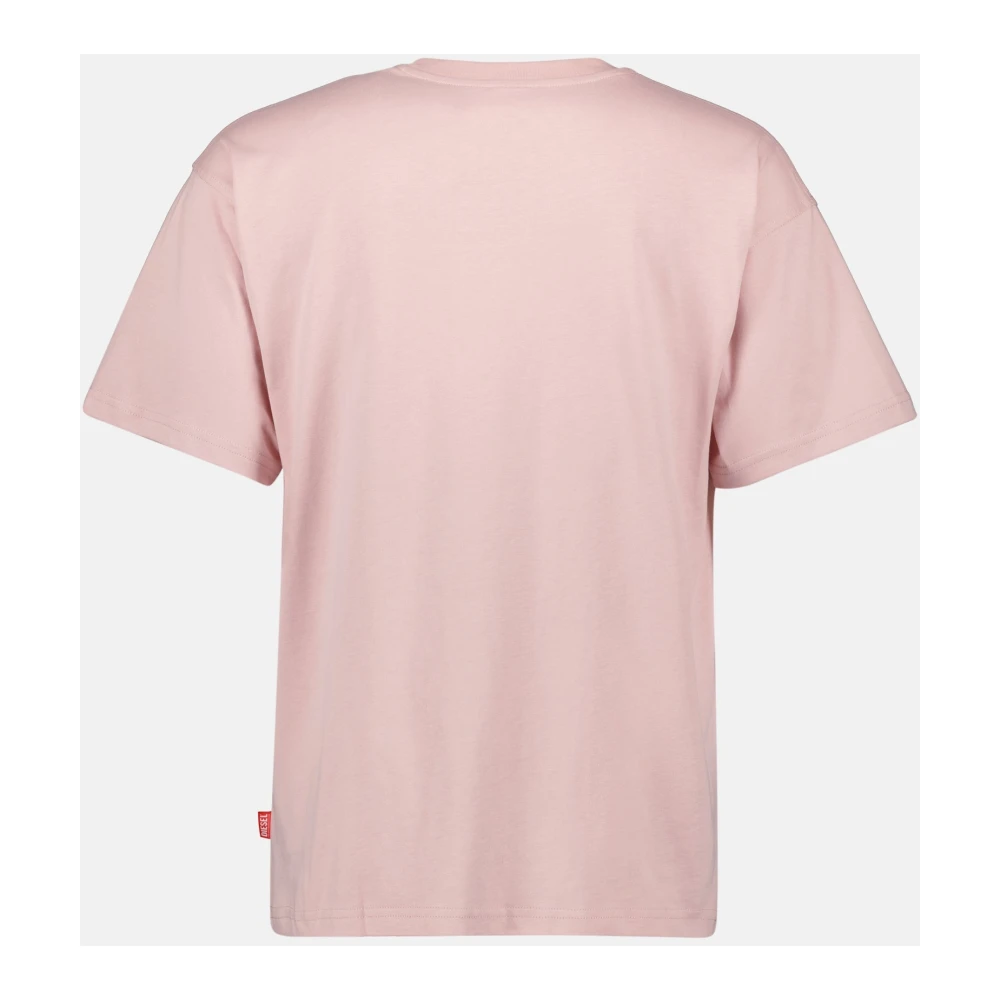 Diesel Heren T-Boxt-S5 T-shirt in Roze Purple Heren