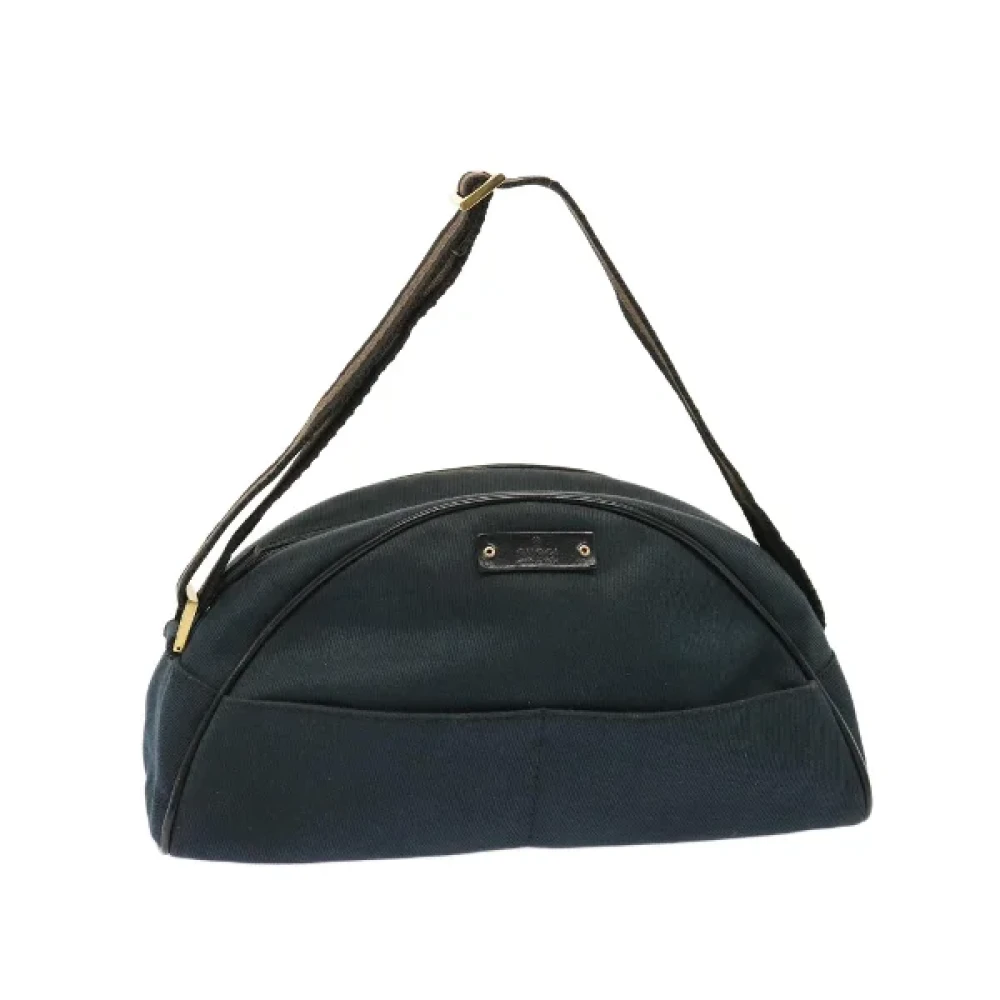 Gucci Vintage Pre-owned Canvas gucci-bags Blue Dames