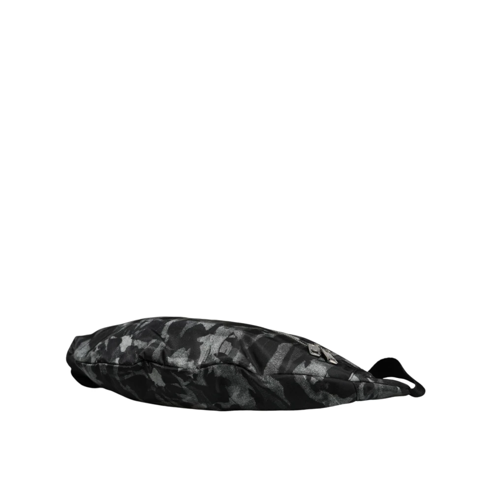 Dolce & Gabbana Luipaard Camouflage Heuptas met ritssluiting Black Dames