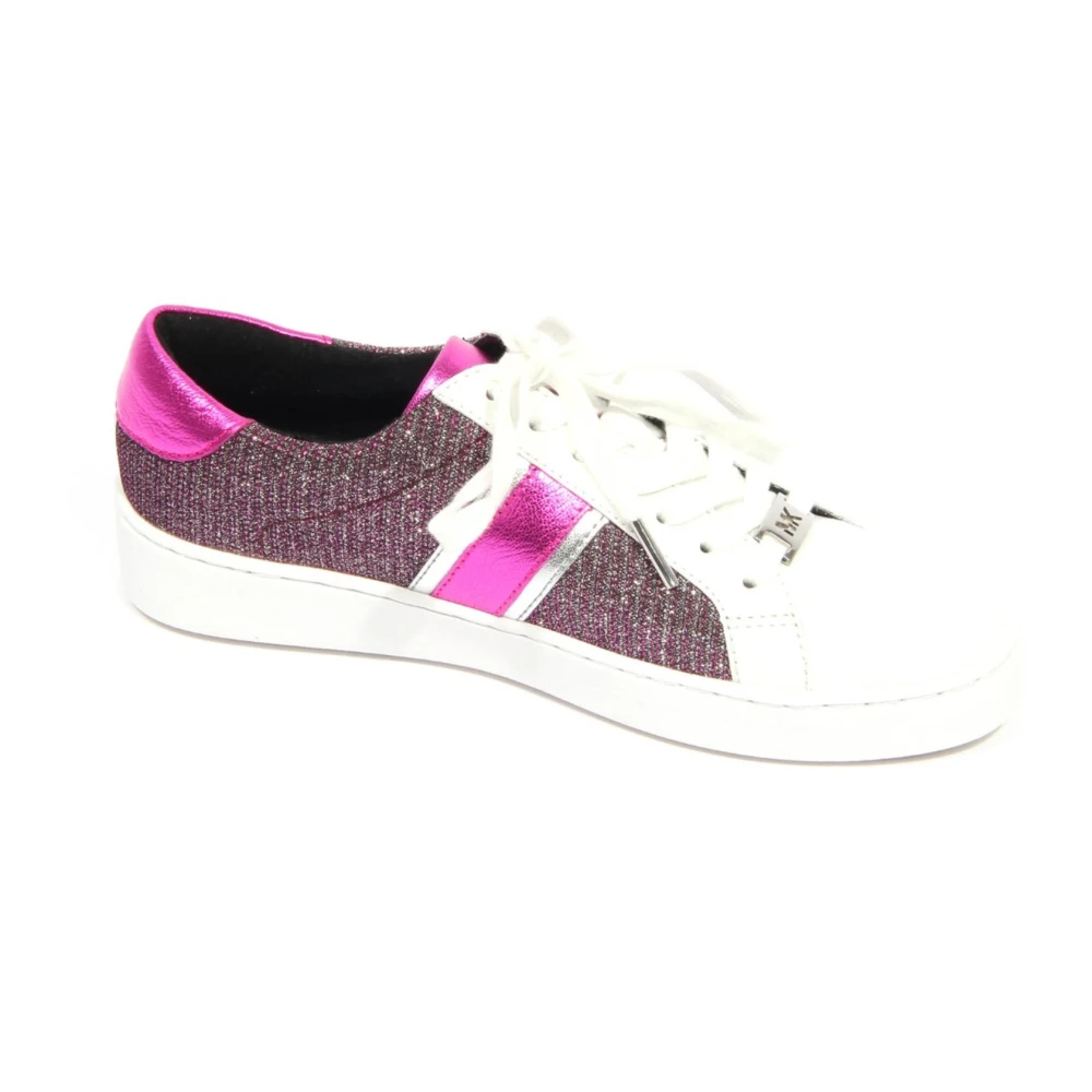 Michael Kors Glitter Chain Mesh Stripe Lace-Up Schoenen Dames Schoenen Veelkleurig Multicolor