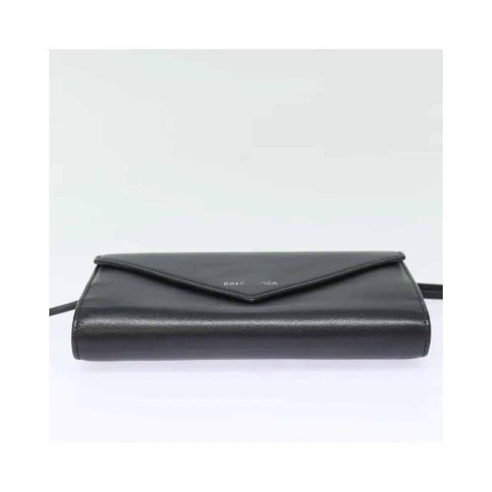 Balenciaga Vintage Pre-owned Leather wallets Black Dames