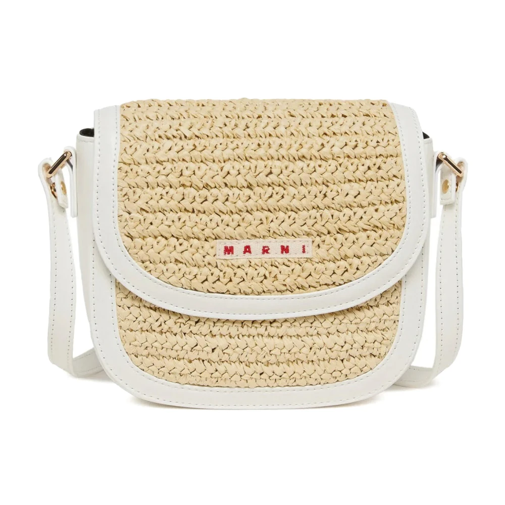 Marni Women's Beige Cross Body Bags, One Size, Smile Shoulder Bag