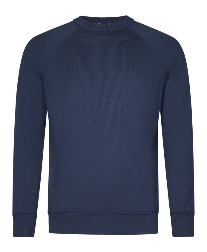 pull-col-rond-bleu-coupe-classique