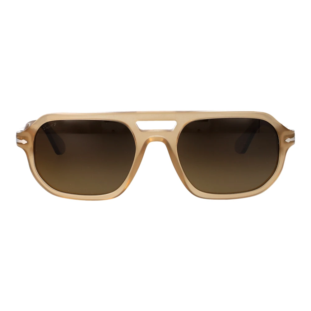 Persol Guido , Opal Beige Polarized Sunglasses Brown Gradient Brown lenses, PO3393S 1169M2, Mojo Glasses - Image 3