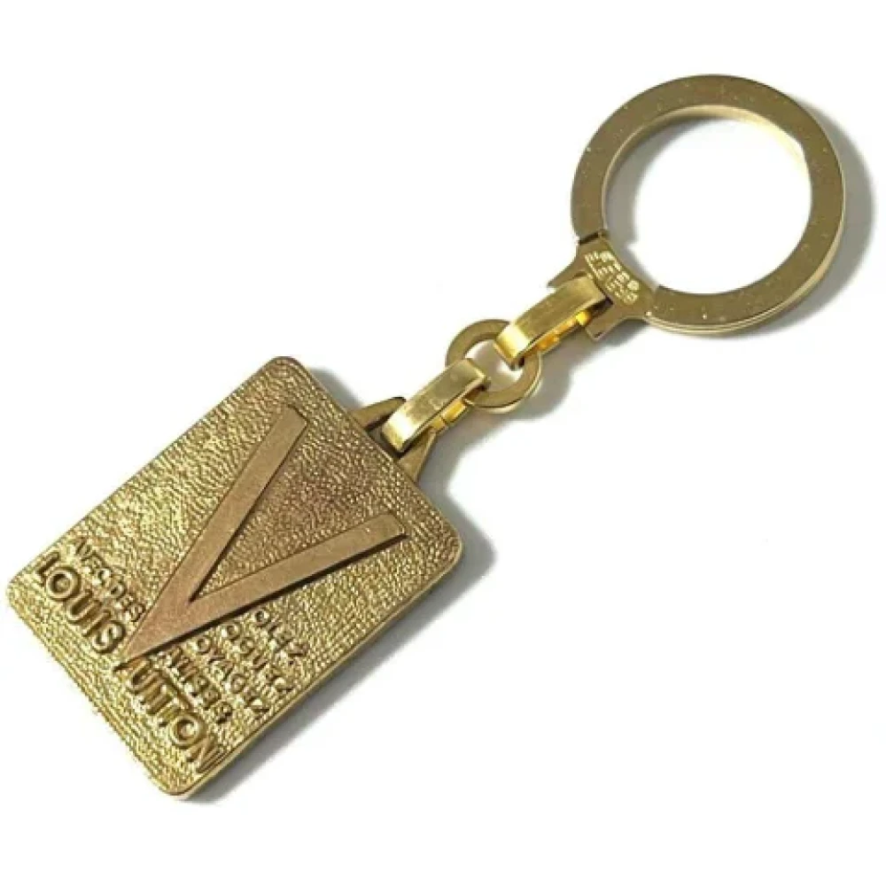Louis Vuitton Vintage Pre-owned Metal key-holders Yellow Heren