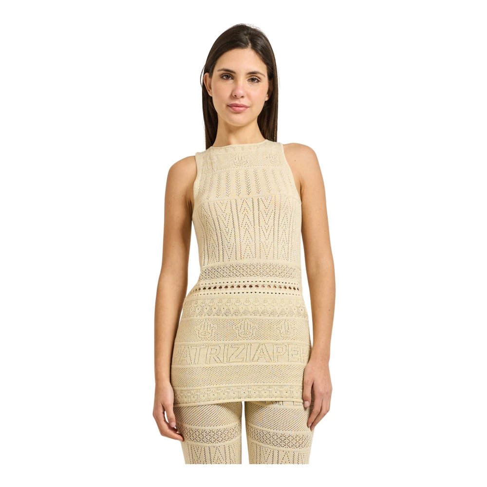 Patrizia Pepe Donna Beige Maglie, M, New,