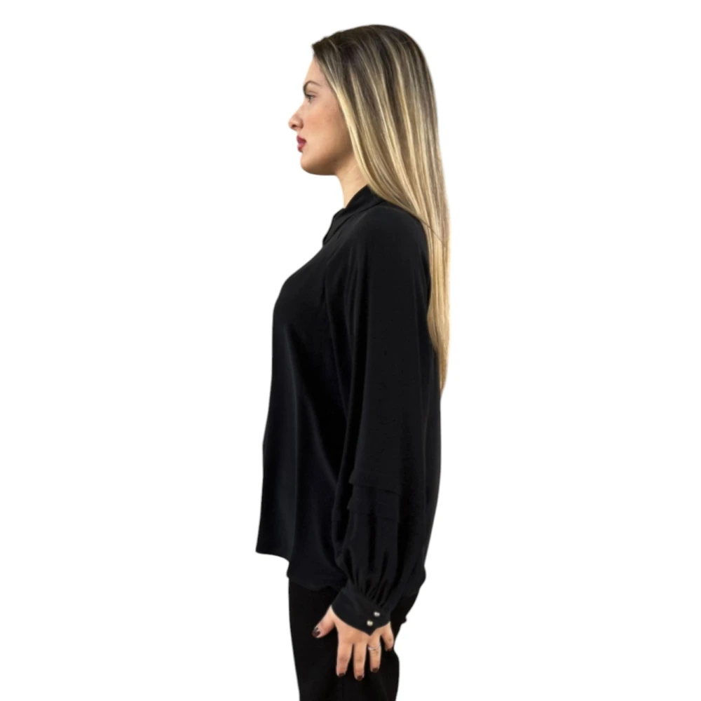 Max Mara Studio Stijlvolle Blouse voor Vrouwen Black Dames