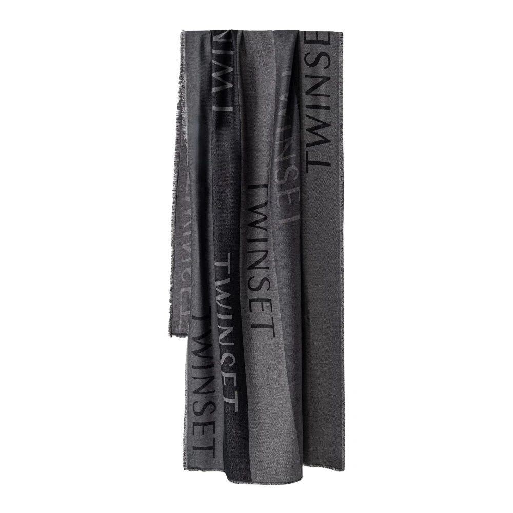 Twinset Donna Nero - Scarves - Accessories - One Size - Immagine 3