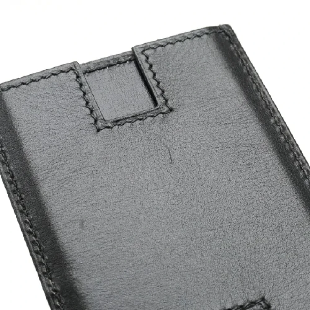 Hermès Vintage Pre-owned Leather home-office Black Dames
