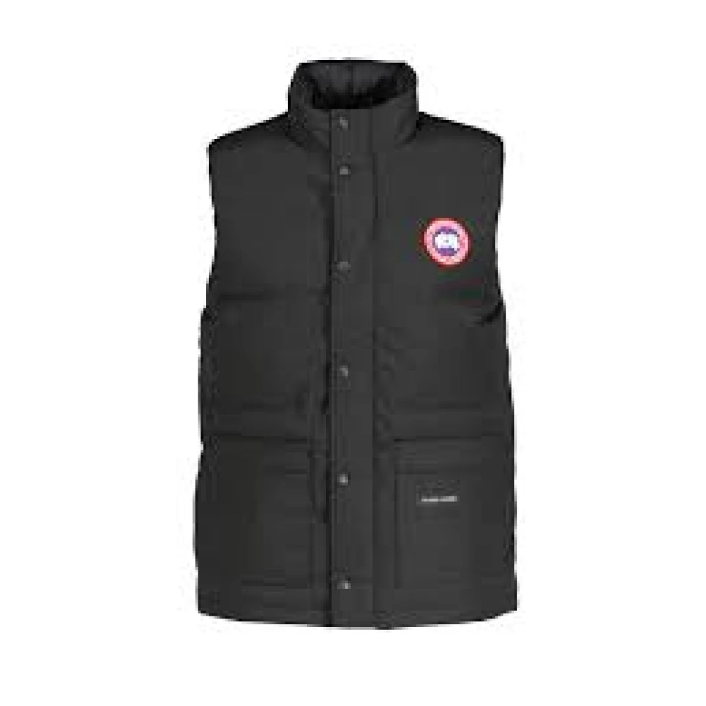 Canada Goose Stijlvolle Winter Vest voor Mannen Black Heren