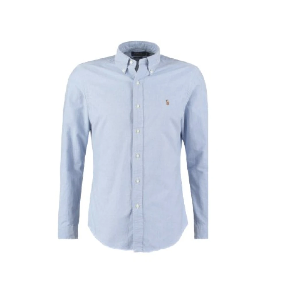 Ralph Lauren Slim Oxford Skjorta Blue, Herr