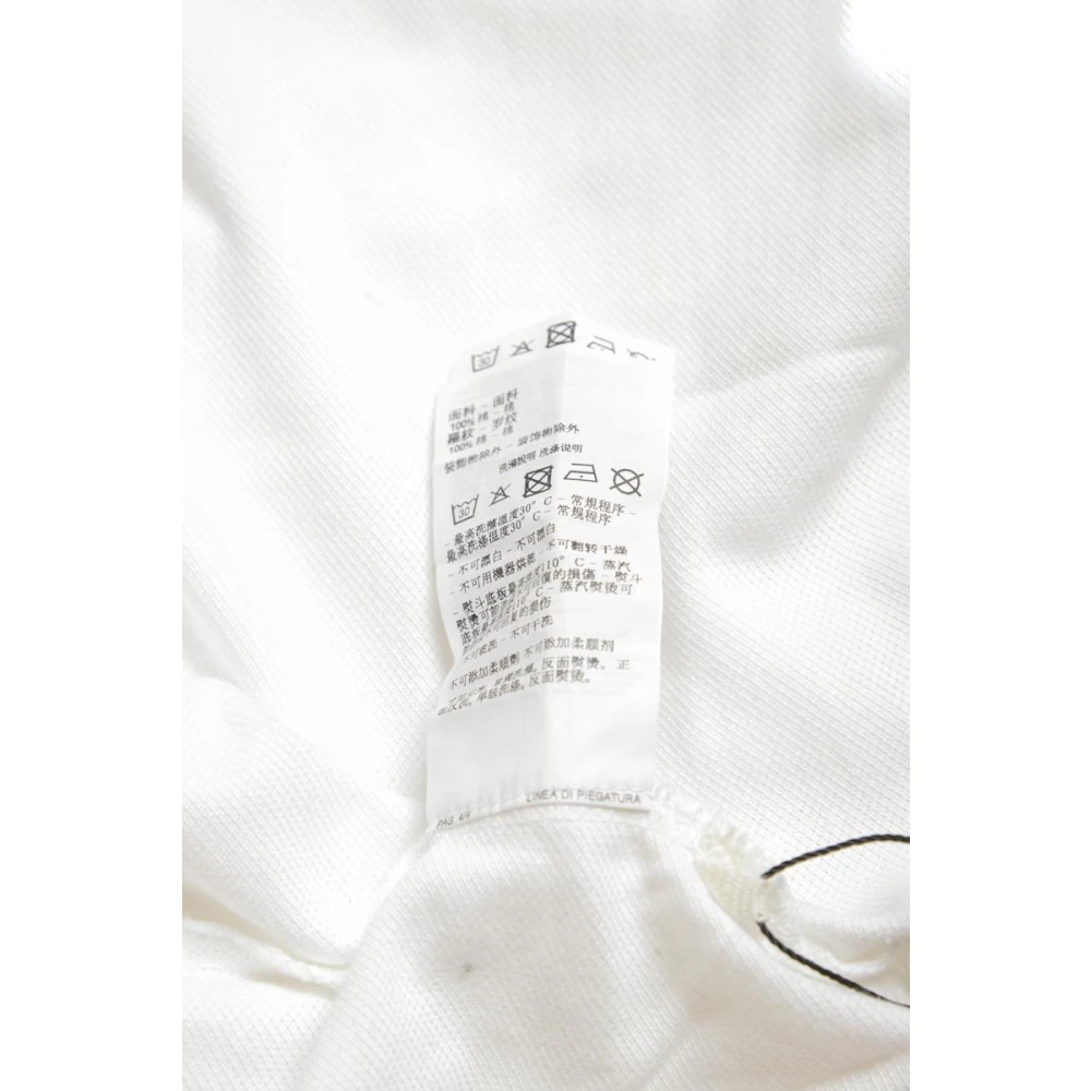 Emporio Armani EA7 Klassieke Polo Shirt voor Mannen White Heren