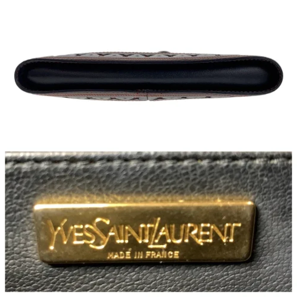 Yves Saint Laurent Vintage Pre-owned Leather crossbody-bags Black Dames