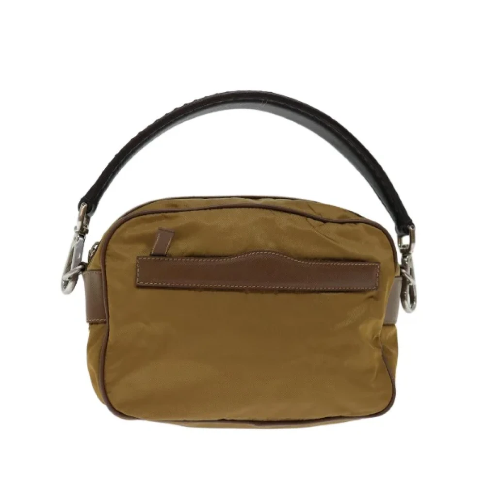 Prada Vintage Pre-owned Nylon prada-bags Brown Dames