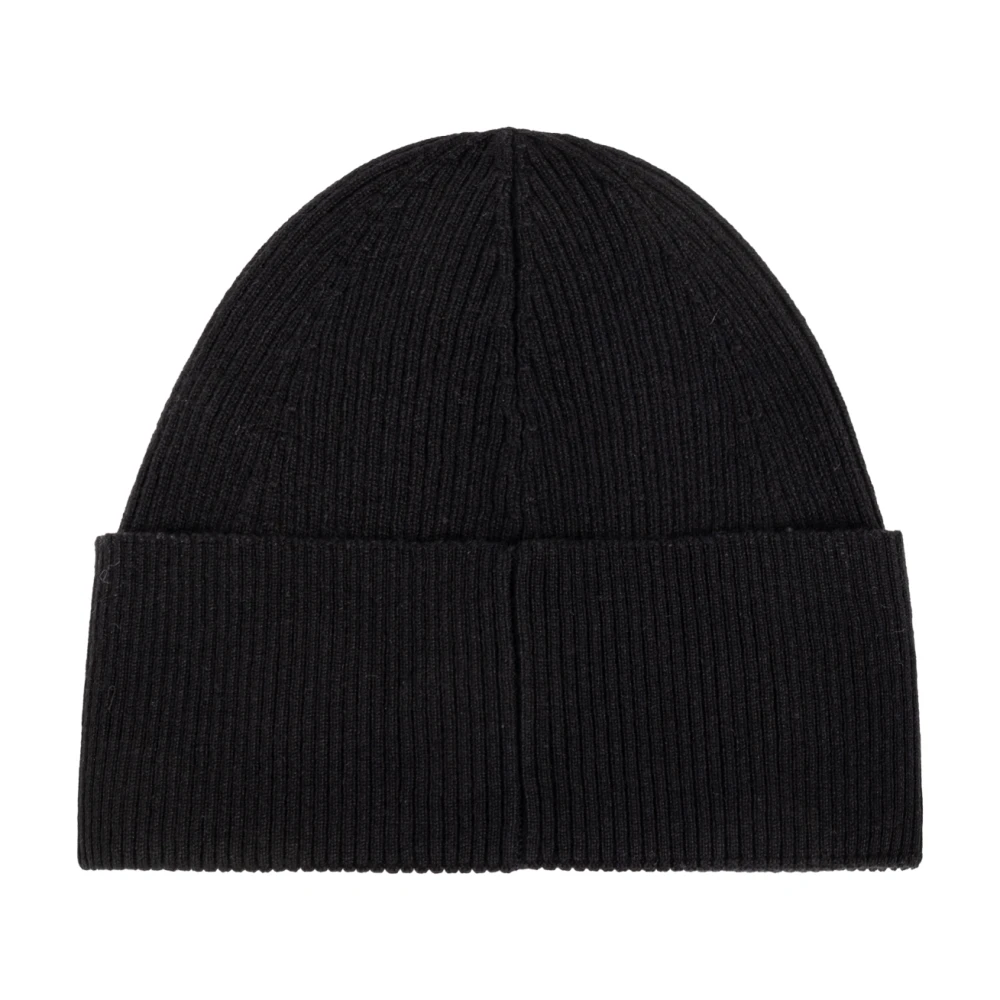 Saint Laurent Hoed met logopatch Black Heren