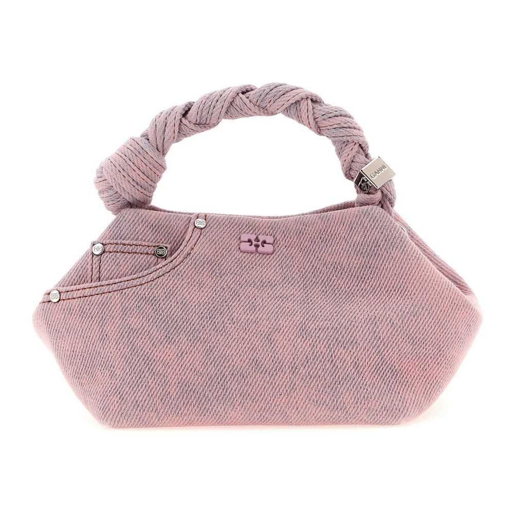 Ganni Women's Pink Small Bou Bag - Handbags - One Size - Bags