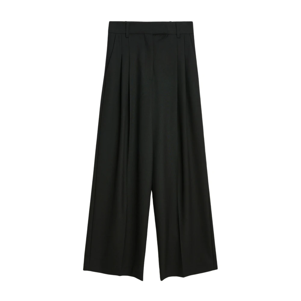Sort By Malene Birger Cymbria High-Waisted Trousers Bukse