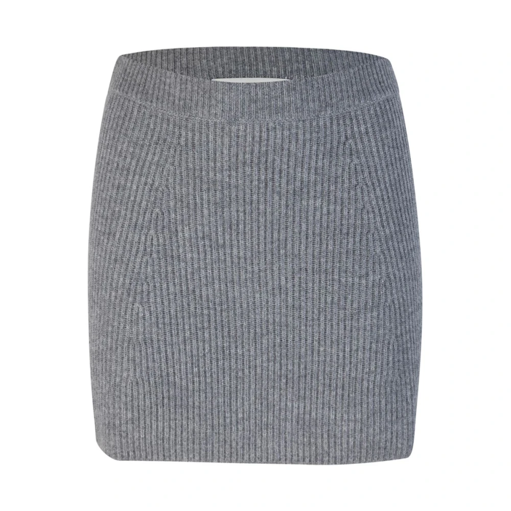 Sportmax Grått Ull Cashmere Kjol Gray, Dam