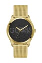 montre-guess-reputation-en-acier-inoxydable-noir-et-or