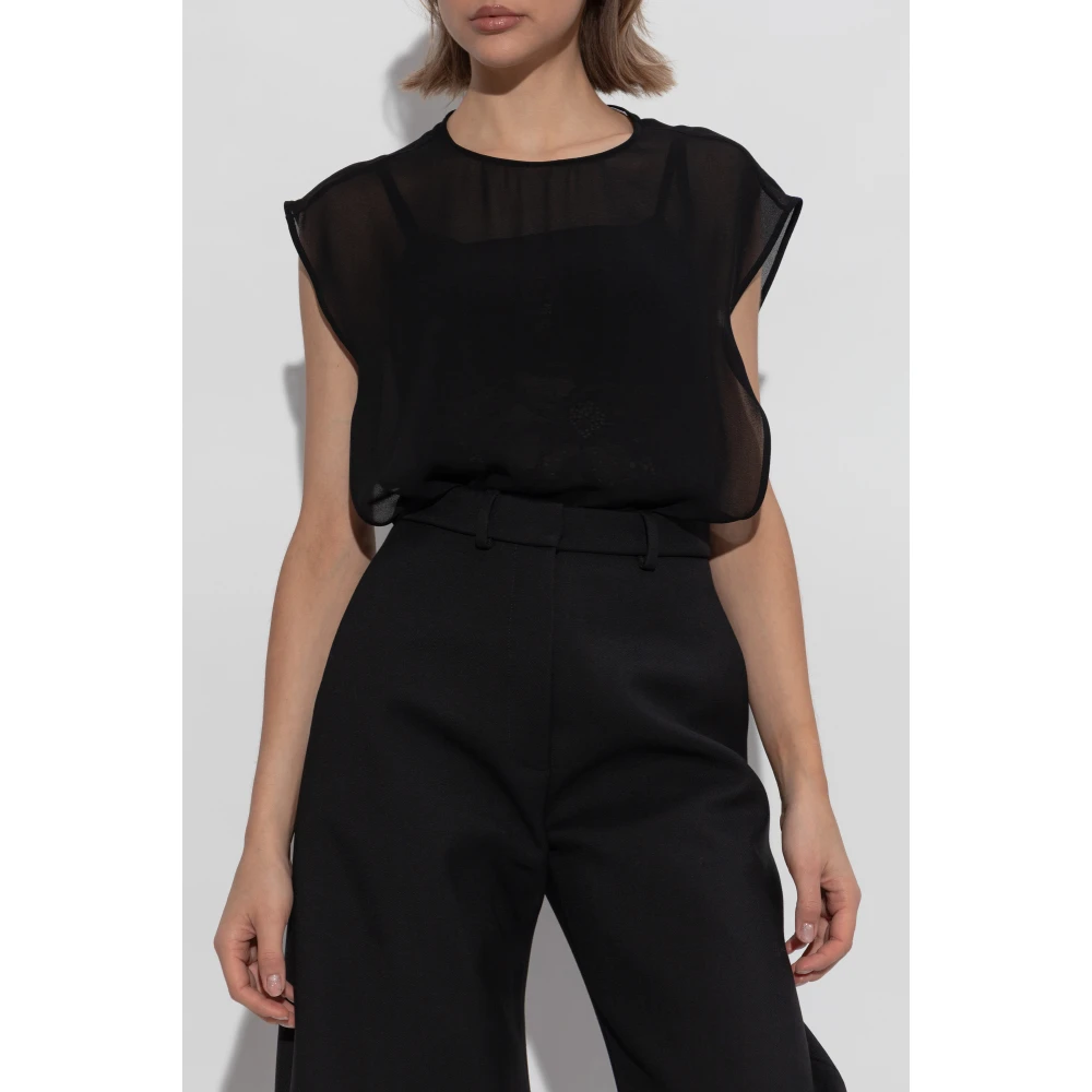 Alaïa Mouwloze body Black Dames