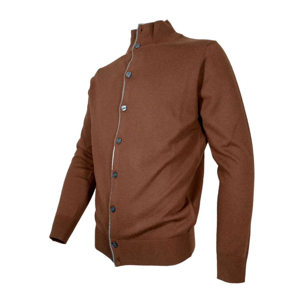 Cashmere Company Luxe Bruine Cashmere Vest Brown Heren