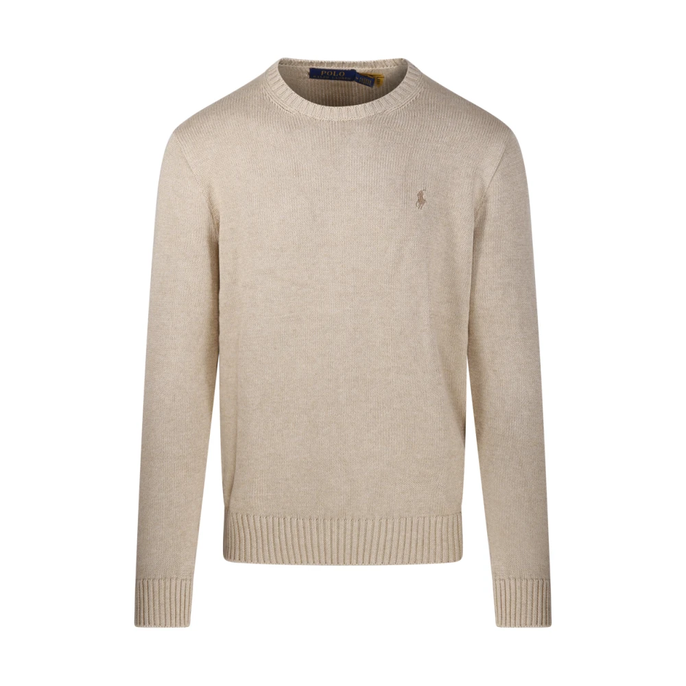 Ralph Lauren Herr Grå Stickade Tröjor S, Rundhalsad Tröja