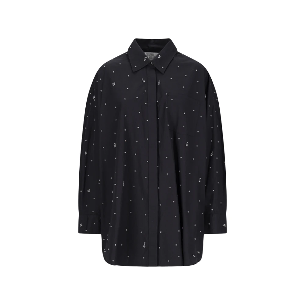 Giuseppe Di Morabito Black Shirts, Female, Xs, Embellished Shirt