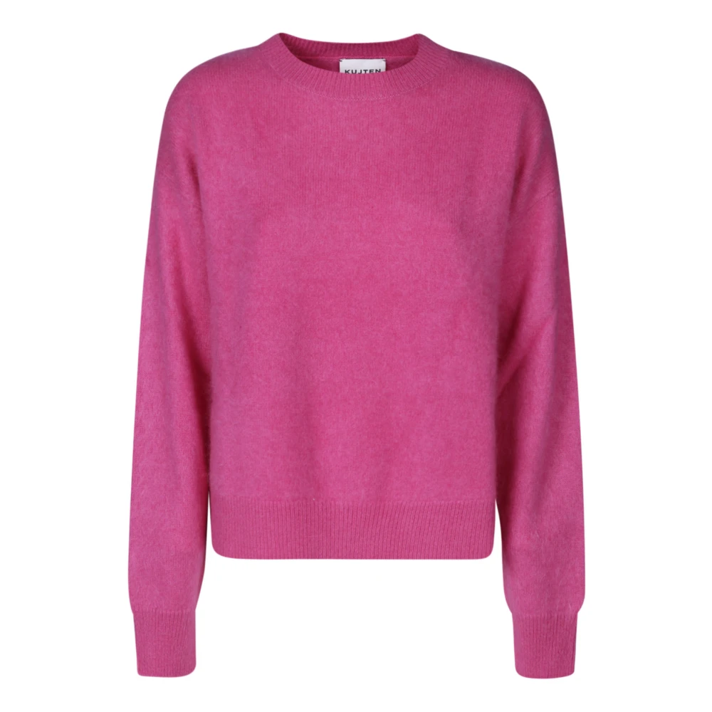 Kujten Kasjmier Trui met Lange Mouwen Pink Dames