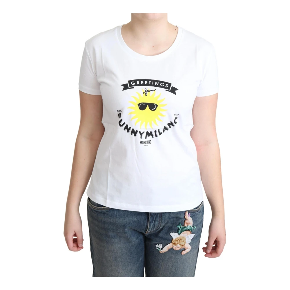 Moschino Femme Blanc - Tops > T-Shirts