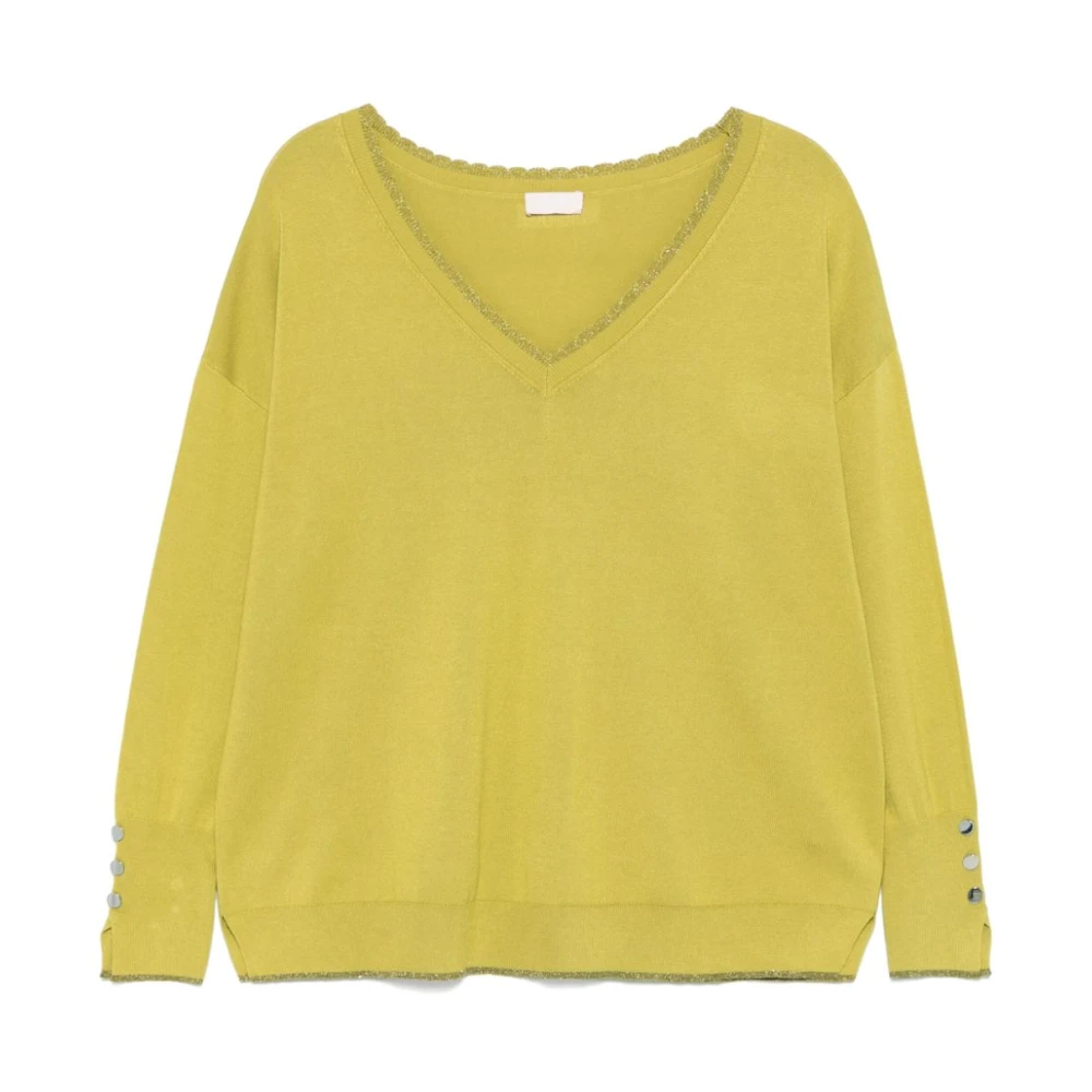 Liu Jo Stijlvolle Sweaters Collectie Green Dames